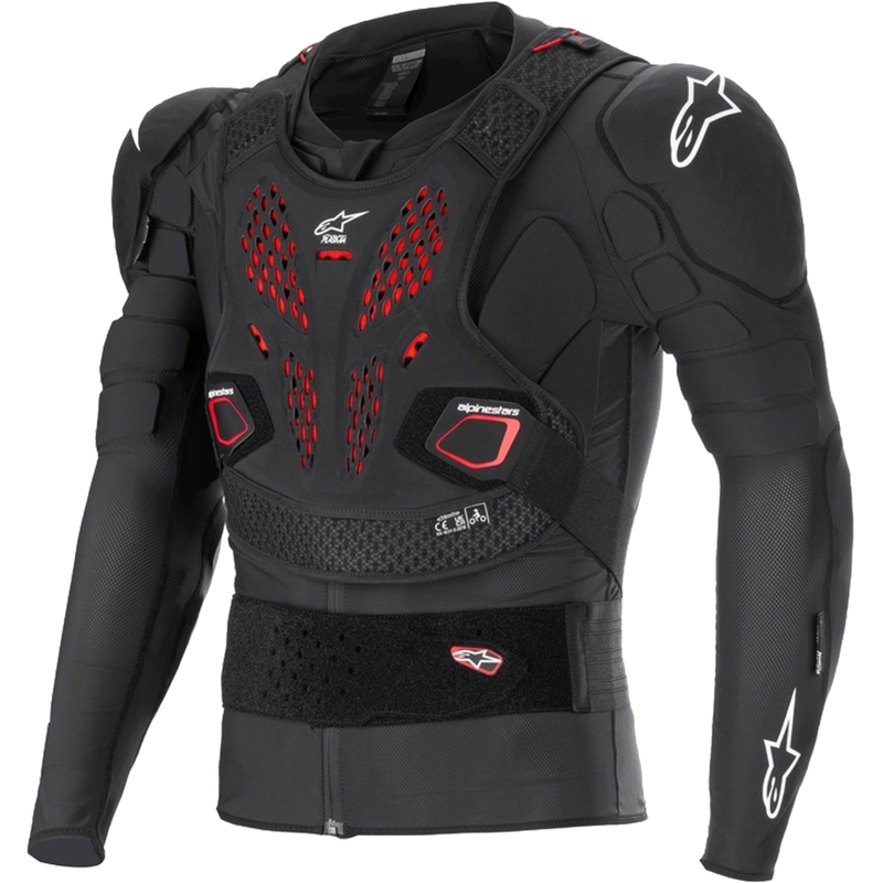Ochraniacz ciała Alpinestars Bionic Pro 3 Plasma czarno-czerwono-biały