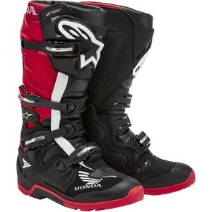 Buty motocyklowe Alpinestars Tech 7 Enduro Drystar Honda czarno-czerwone