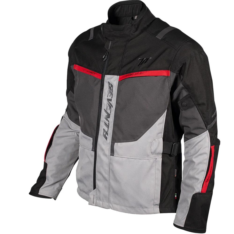 Kurtka motocyklowa Seventy Degrees SD-JT83 Tonale czarno-szaro-czerwona