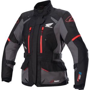 Kurtka motocyklowa damska Alpinestars Stella Andes Drystar Honda czarno-szara