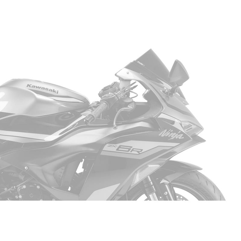 Windscreen PUIG Z-RACING blue for KAWASAKI ZX-6R 636 Ninja (2013<) 2024-2025