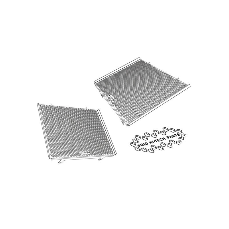 Radiator cover PUIG black