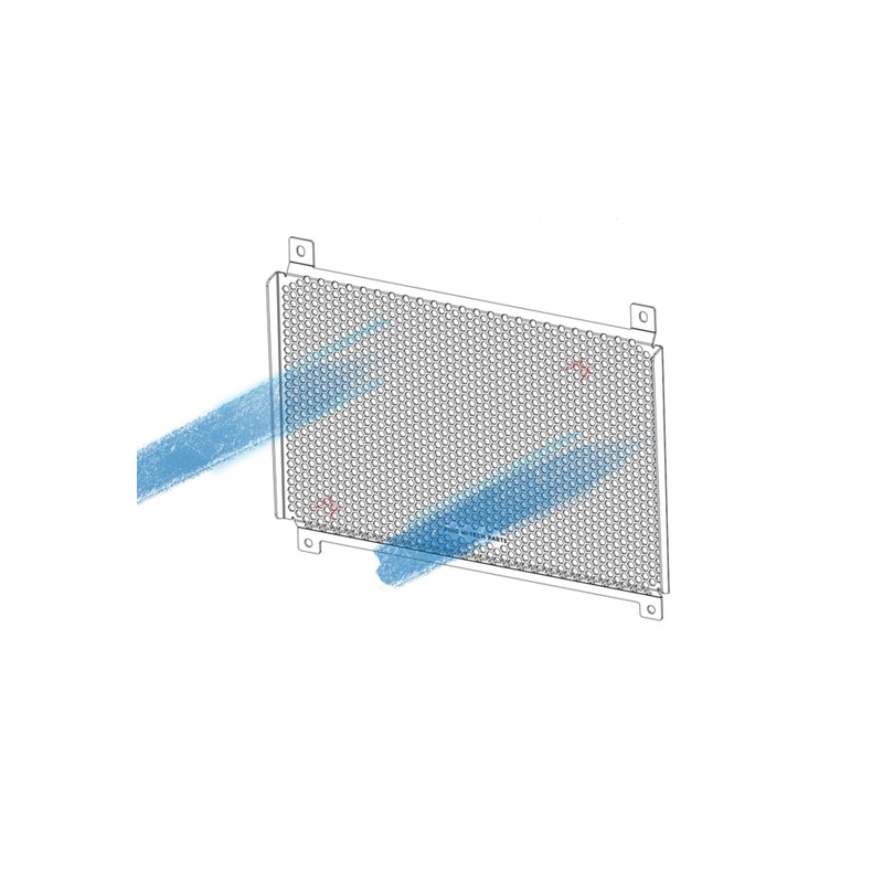 Radiator cover PUIG black