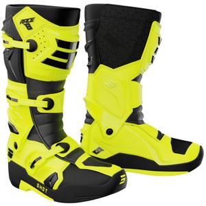 Buty motocyklowe Shot Race 8 fluo żółte