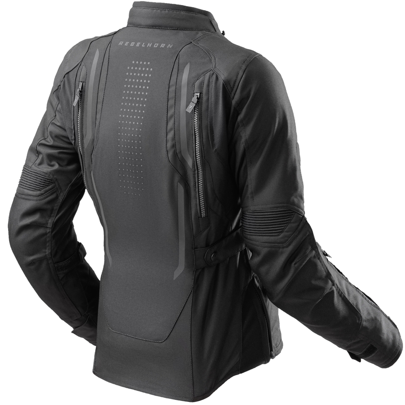 Kurtka motocyklowa damska Rebelhorn Hiker IV czarna