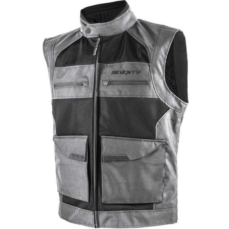 Kamizelka motocyklowa Seventy Degrees SD-S3 Scirocco czarno-szara