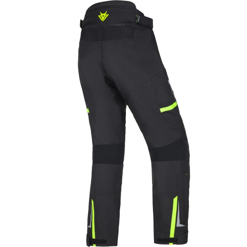Spodnie motocyklowe RSA EXO 2 czarno-fluo-żółte