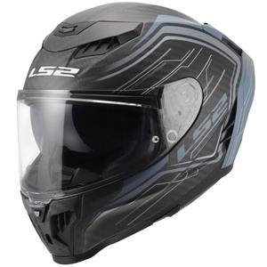 Kask motocyklowy integralny LS2 FF807 Dragon Subic niebiesko-petrol
