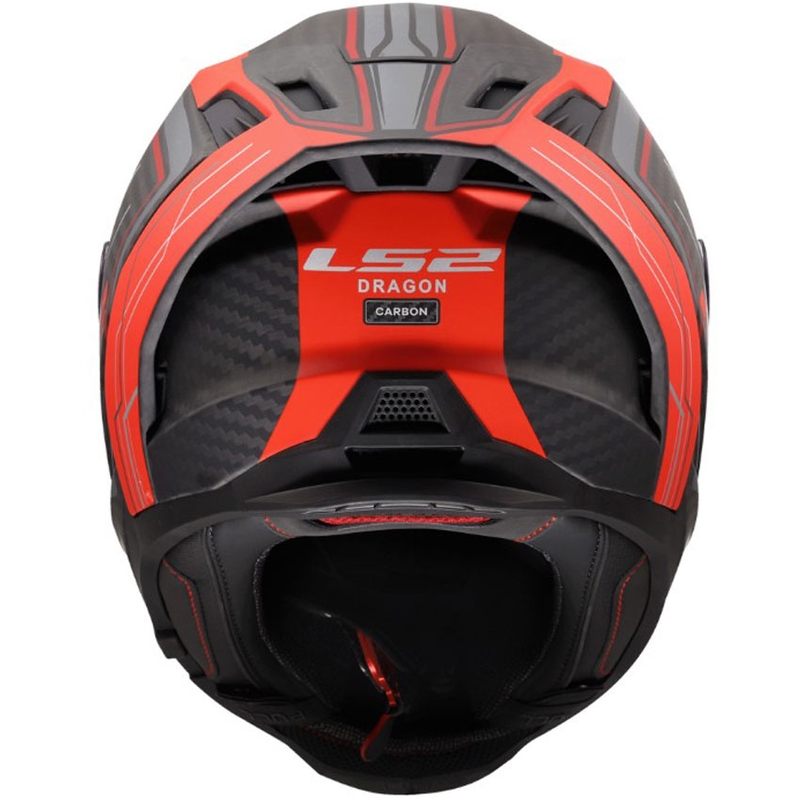 Kask motocyklowy integralny LS2 FF807 Dragon Subic czerwony