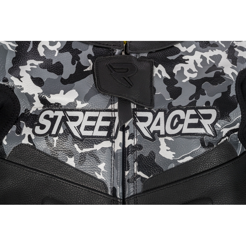 Kombinezon motocyklowy Street Racer Pattern czarno-szary wyprzedaż