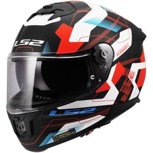Kask motocyklowy integralny LS2 FF808 Stream II Mika matowy biało-niebieski