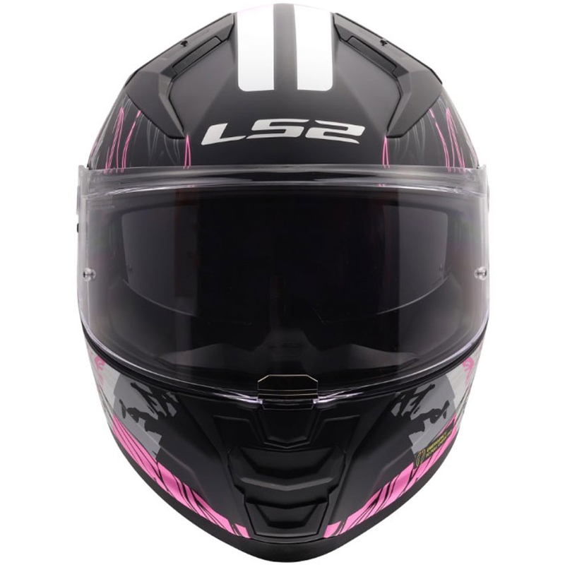 Kask motocyklowy integralny LS2 FF811 Vector II Darflo matowy czarno-różowy