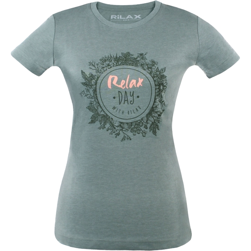 T-shirt damski Rilax Morika zielony