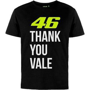 Koszulka dziecięca VR46 Valentino Rossi "Thank you Vale" czarna