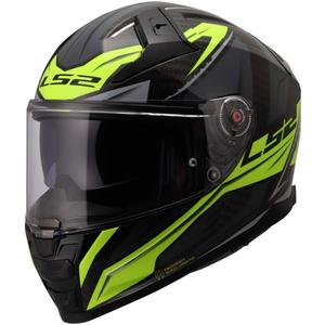 Kask motocyklowy integralny LS2 FF811 Vector II C Savage błyszczący HV żółty