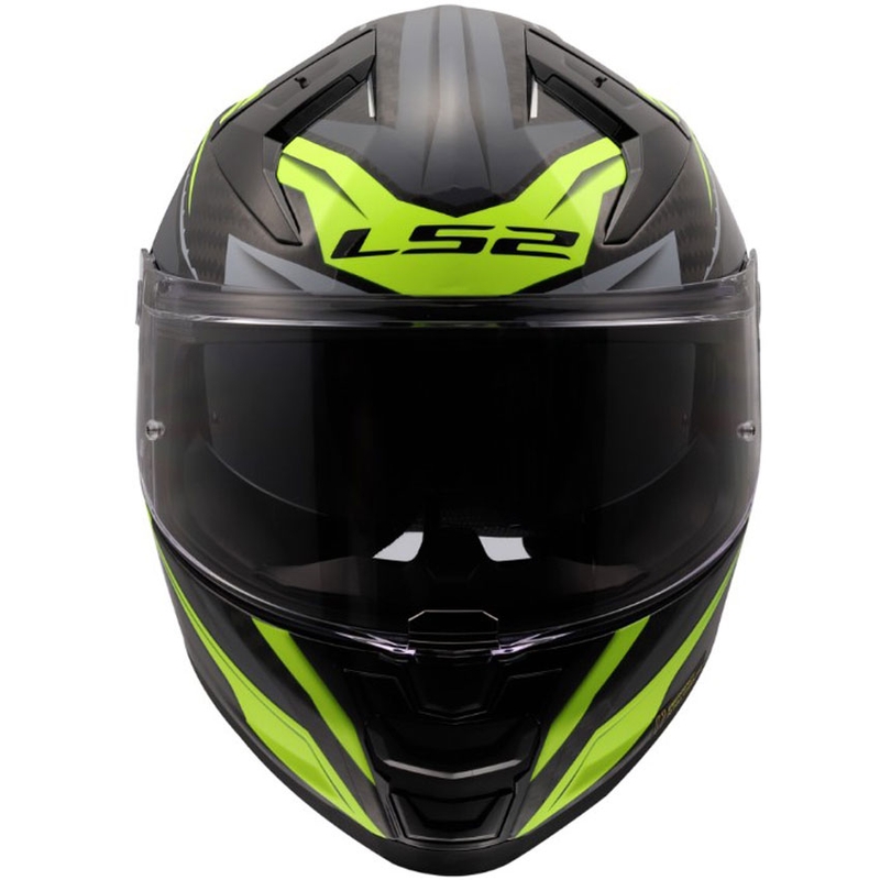 Kask motocyklowy integralny LS2 FF811 Vector II C Savage błyszczący HV żółty