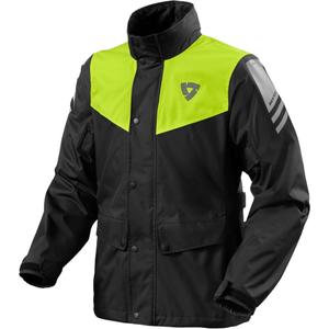 Kurtka przeciwdeszczowa motocyklowa Revit Nitric 4 H2O black-fluo yellow