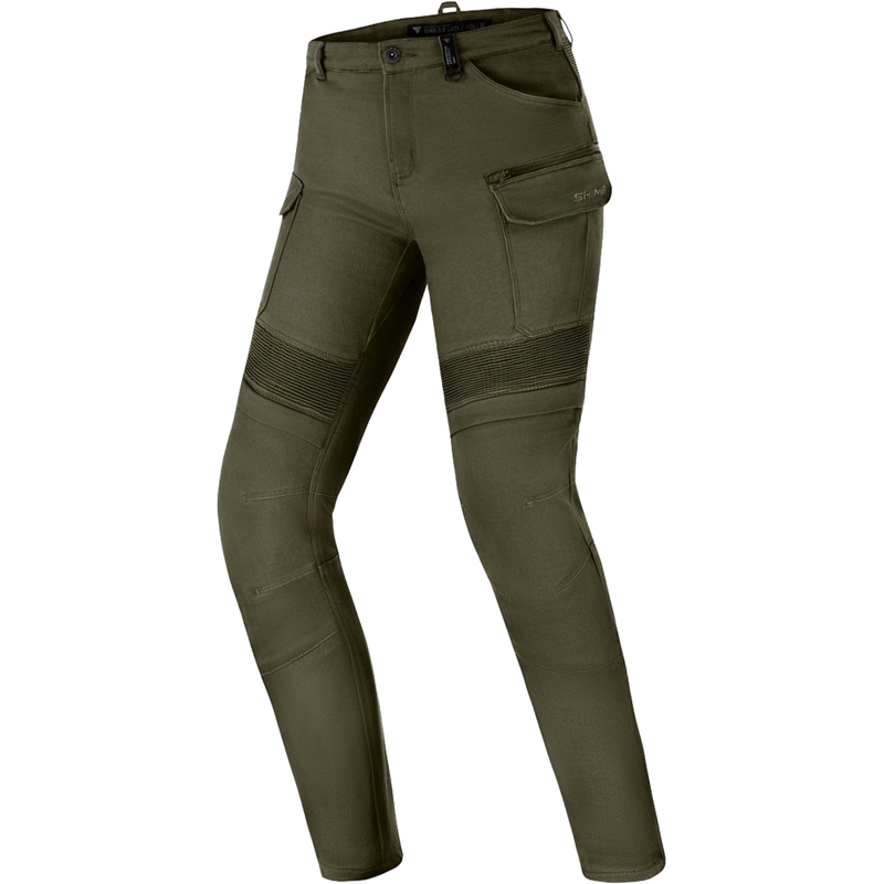 Damskie spodnie motocyklowe Shima Giro 3.0 Khaki