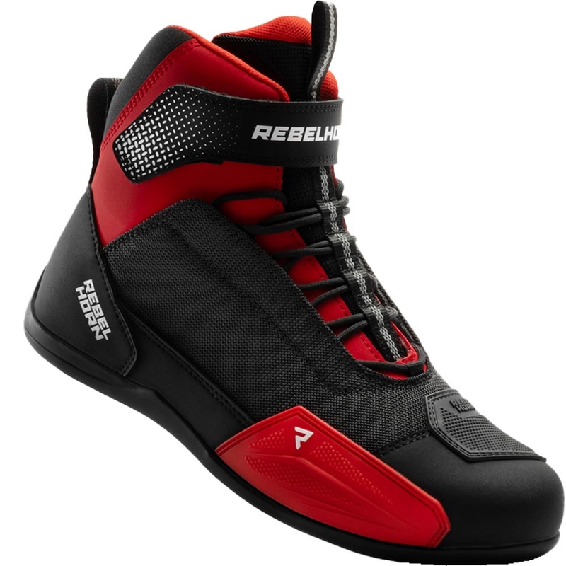 Buty motocyklowe Rebelhorn Swift, czarno-czerwone