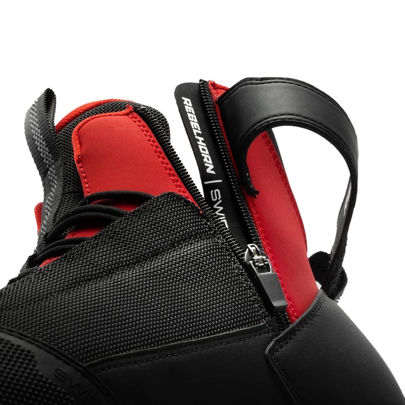 Buty motocyklowe Rebelhorn Swift, czarno-czerwone