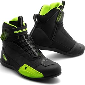Buty motocyklowe Rebelhorn Swift czarno-fluo-żółte