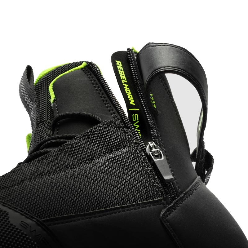 Buty motocyklowe Rebelhorn Swift, czarno-fluo-żółte
