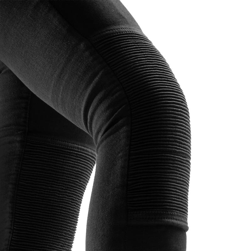 Rebelhorn Chica skrócone legginsy motocyklowe czarne