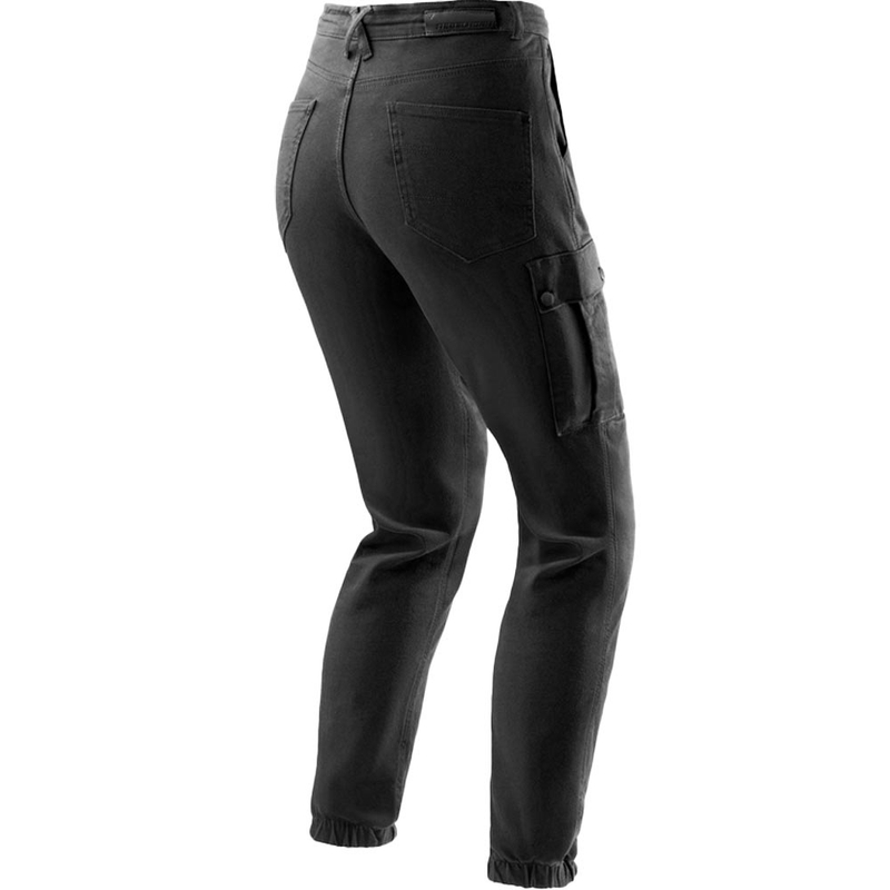 Damskie jeansy motocyklowe Rebelhorn Faster czarne