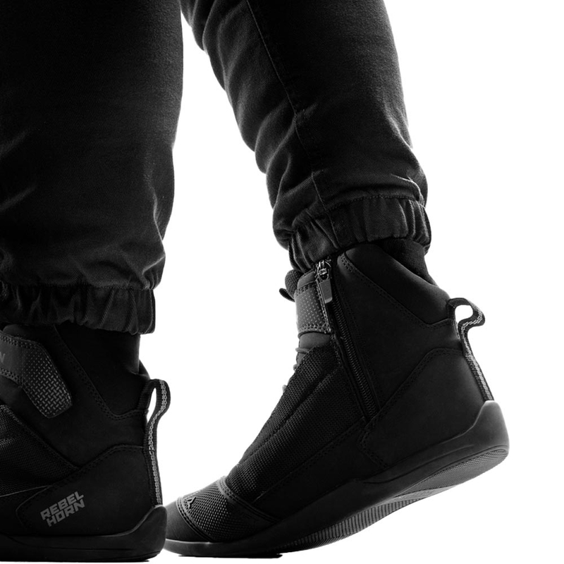 Damskie jeansy motocyklowe Rebelhorn Faster czarne