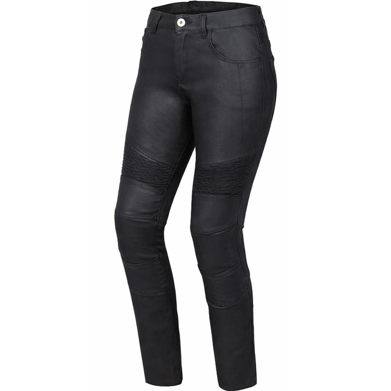 Damskie jeansy motocyklowe Rebelhorn Roxy - skrócona nogawka - czarne
