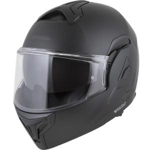 Kask motocyklowy Cassida MultiFlip Solid Blackout z klapką, matowoczarny