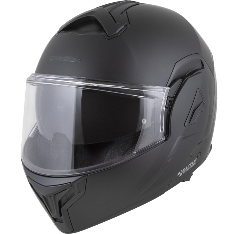 Kask motocyklowy Cassida MultiFlip Korp typu flip-up, mat czarny