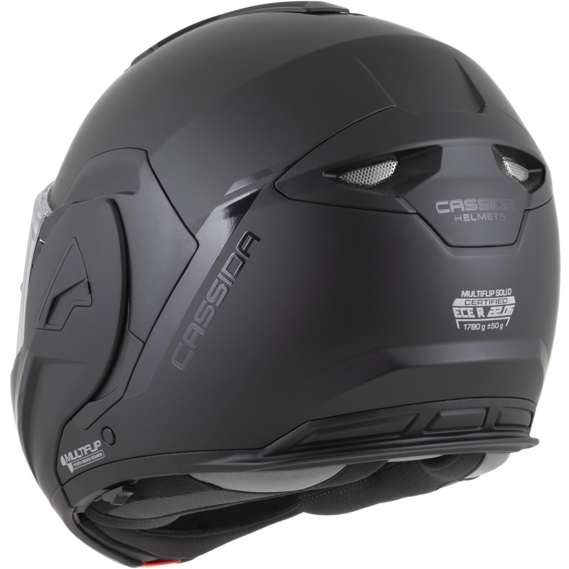 Kask motocyklowy Cassida MultiFlip Korp typu flip-up, mat czarny