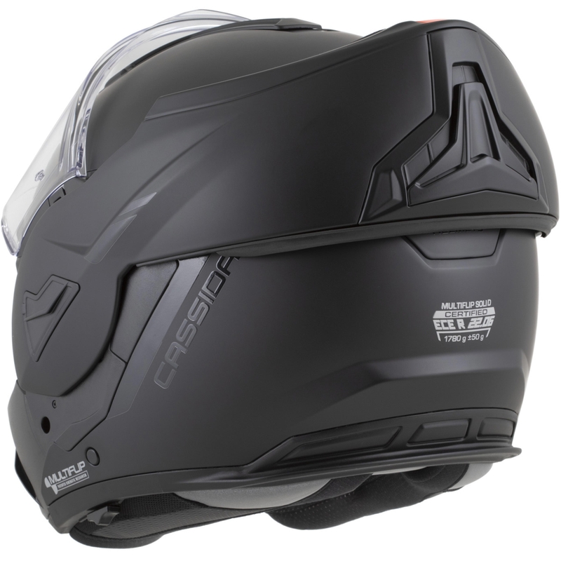 Kask motocyklowy Cassida MultiFlip Korp typu flip-up, mat czarny