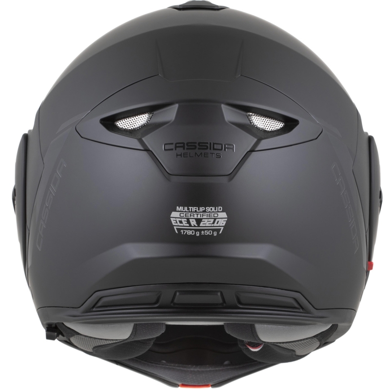 Kask motocyklowy Cassida MultiFlip Korp typu flip-up, mat czarny