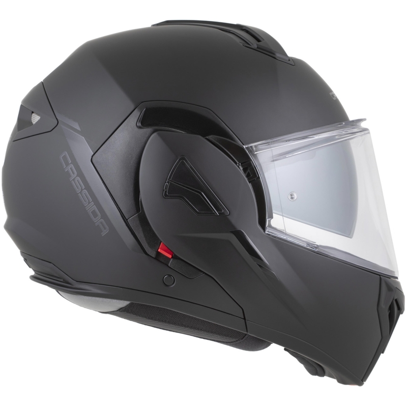 Kask motocyklowy Cassida MultiFlip Korp typu flip-up, mat czarny