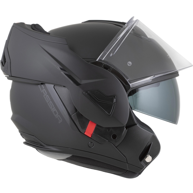 Kask motocyklowy Cassida MultiFlip Korp typu flip-up, mat czarny