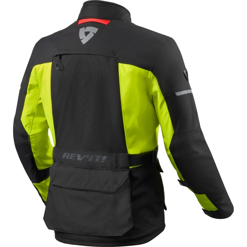 Kurtka motocyklowa Revit Outback 5 H2O czarno-fluo-żółta