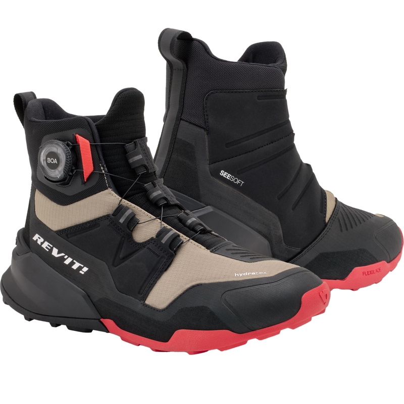 Buty motocyklowe Revit Undercut H2O czarno-piaskowe