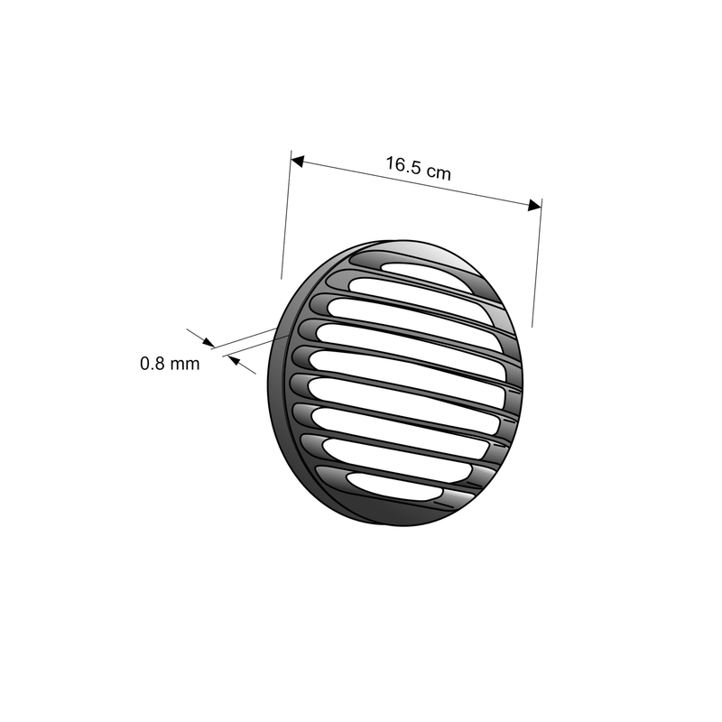 Headlight protector CUSTOMACCES MAX silver