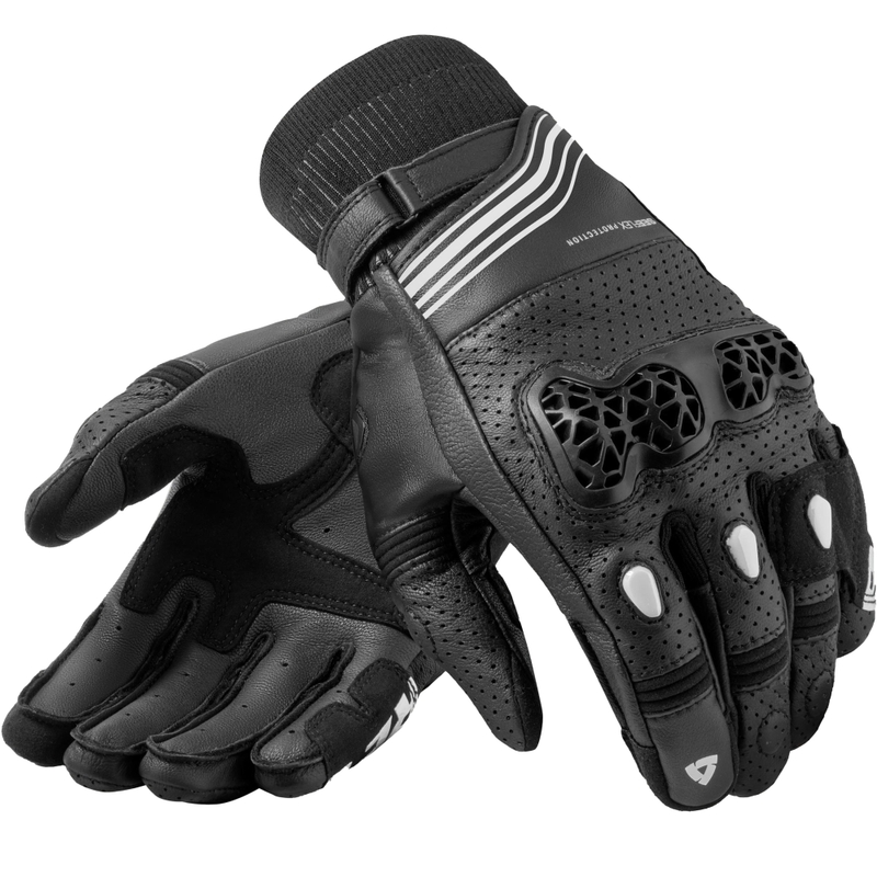 Rękawice motocyklowe Revit Positron czarno-białe