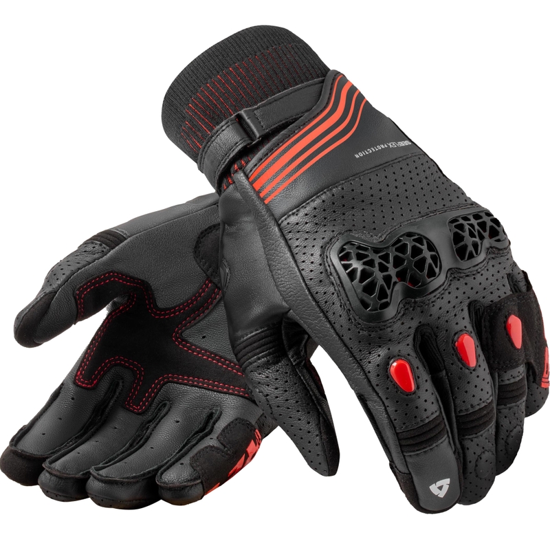 Rękawice motocyklowe Revit Positron czarno-czerwone