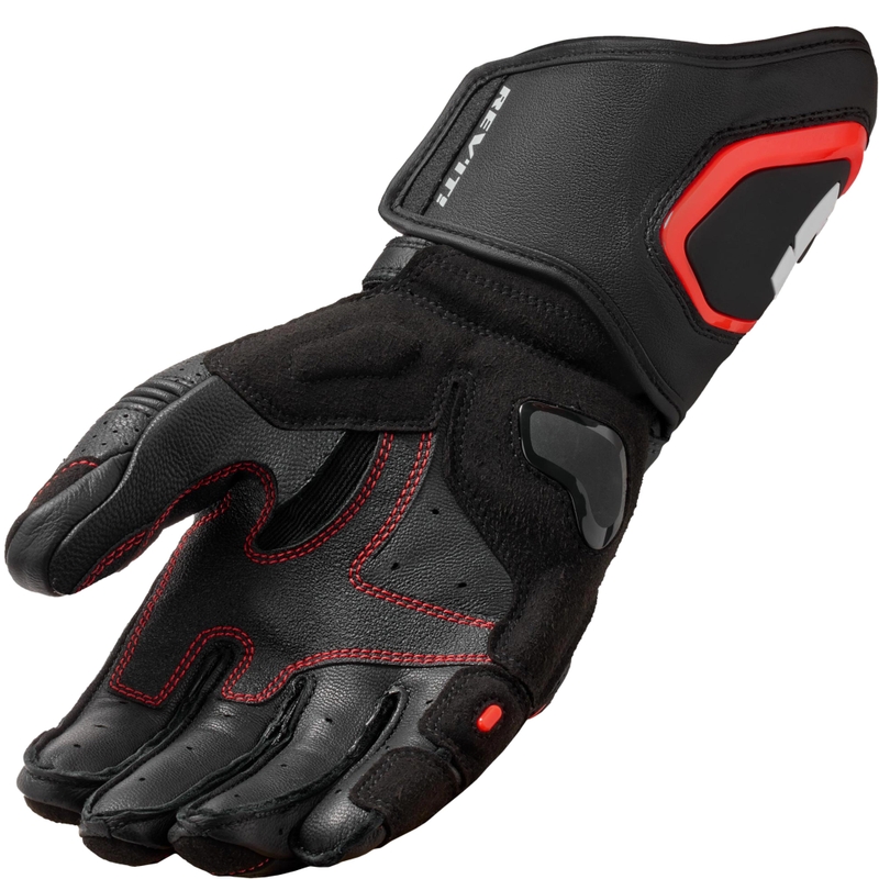 Rękawice motocyklowe Revit Argon 3 czarno-fluo czerwone