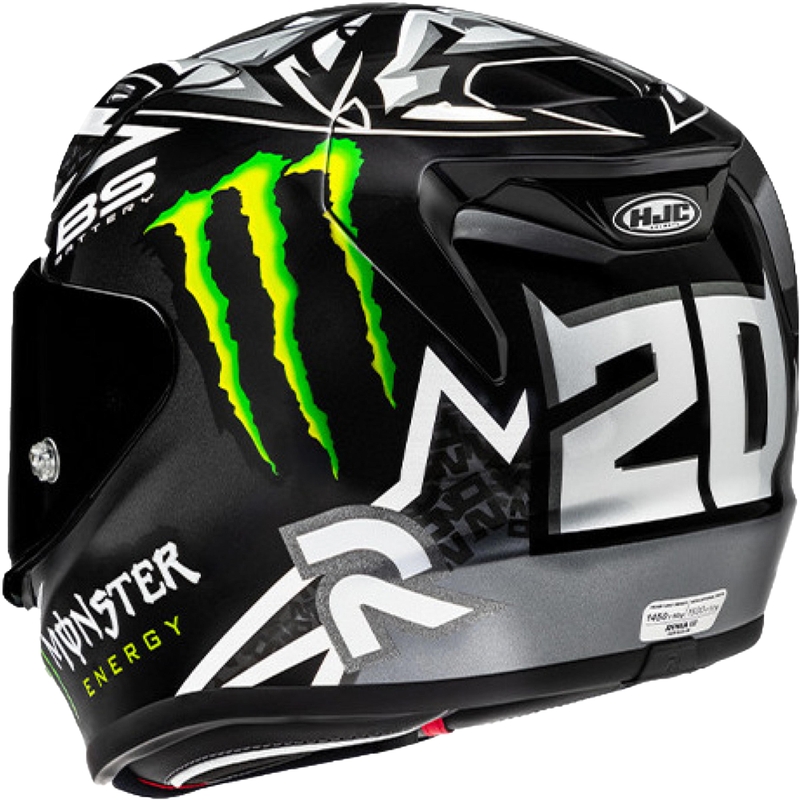 Kask motocyklowy HJC RPHA 12 Quartararo Replica BL MC5 Full Face, czarny