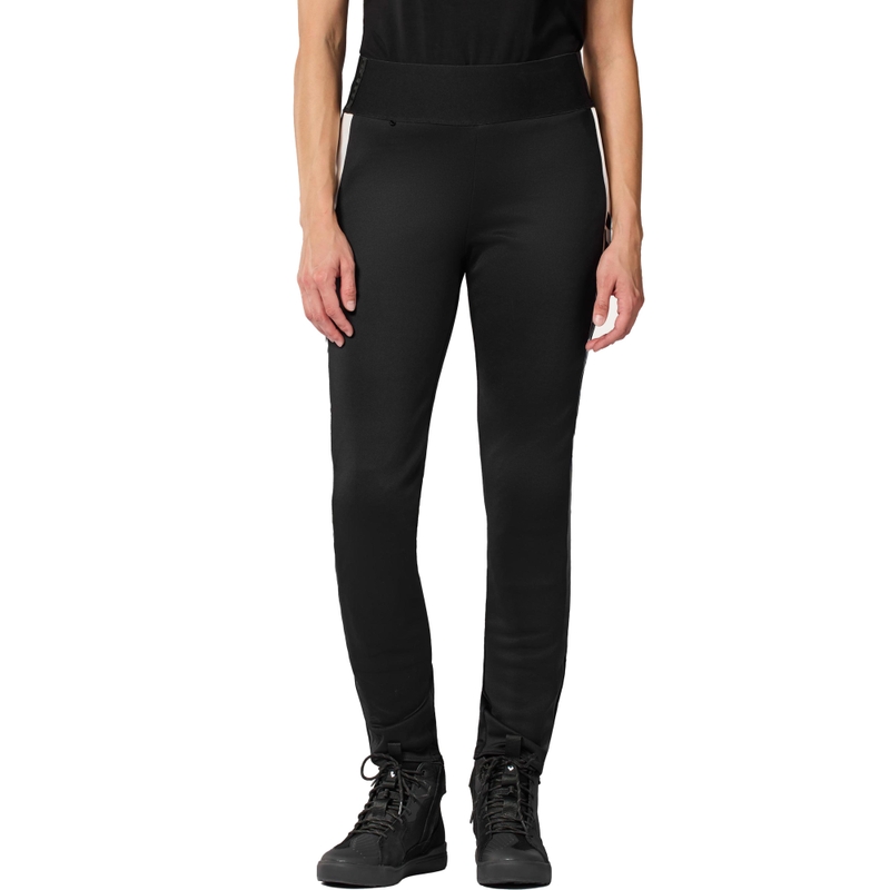 Damskie legginsy motocyklowe Revit Talia o skróconym kroju, czarno-białe