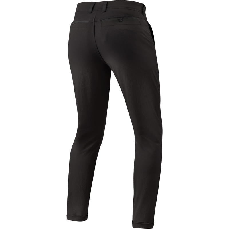 Spodnie motocyklowe Revit Chino Terry Skinny Short w kolorze czarnym