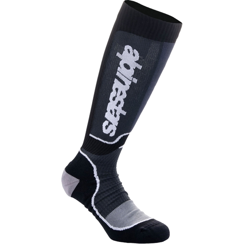 Skarpetki dziecięce Alpinestars MX Plus czarno-białe