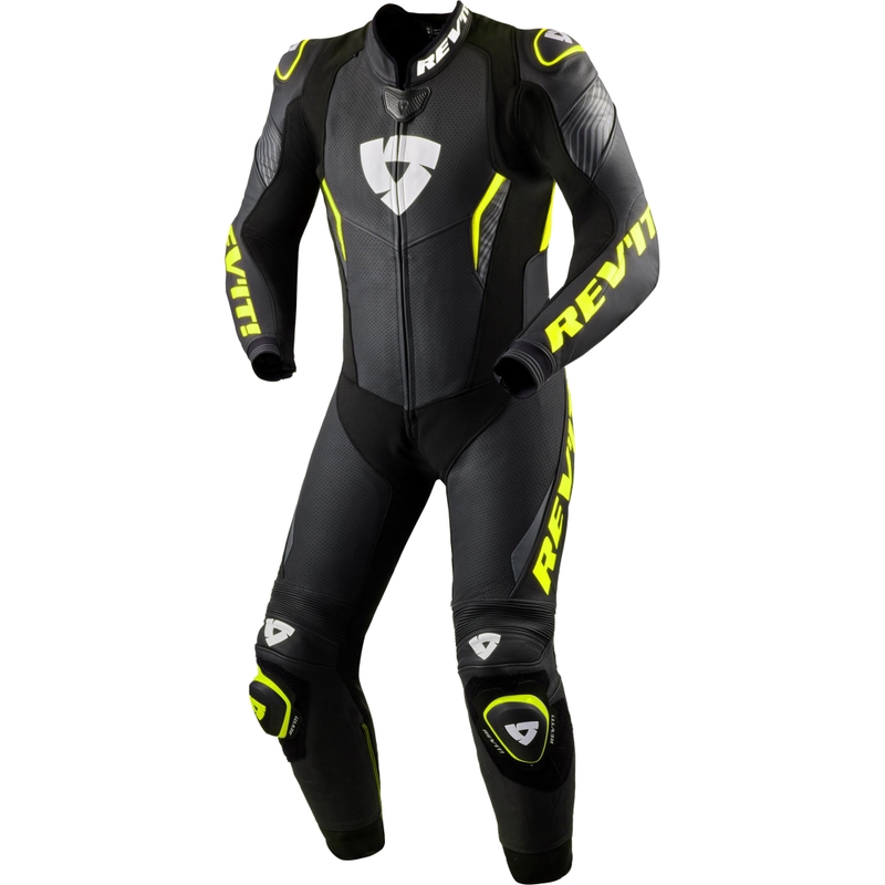 Kombinezon motocyklowy Revit Argon 3 czarno-fluo żółty