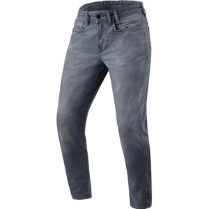 Revit Keegan Tapered Motorcycle Short Jeans, sprane, średnio szare