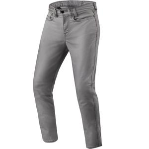 Revit Jamison Slim Extra Cropped Jeansy motocyklowe Szare